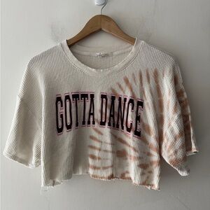 Aerie Offline Gotta Dance Crop Top Waffle Knit